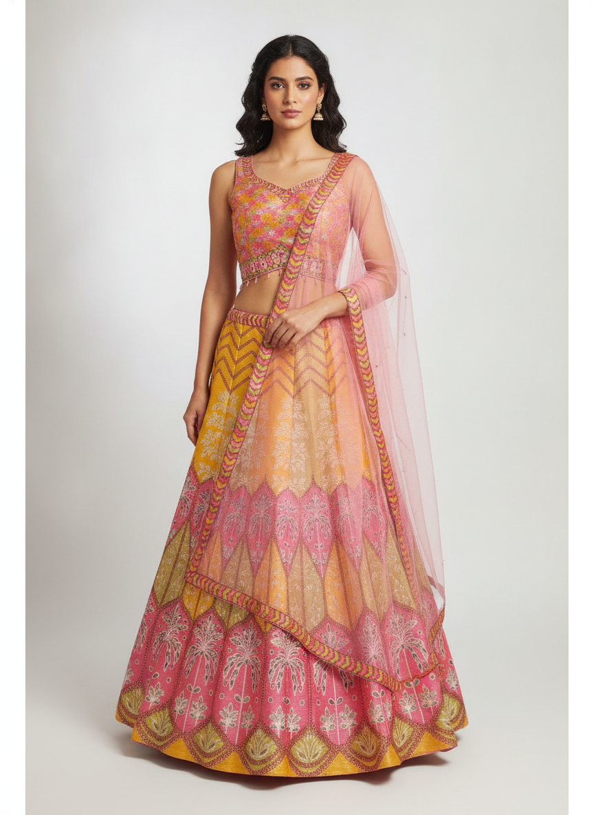 WOMEN ETHNIC CROP TOP